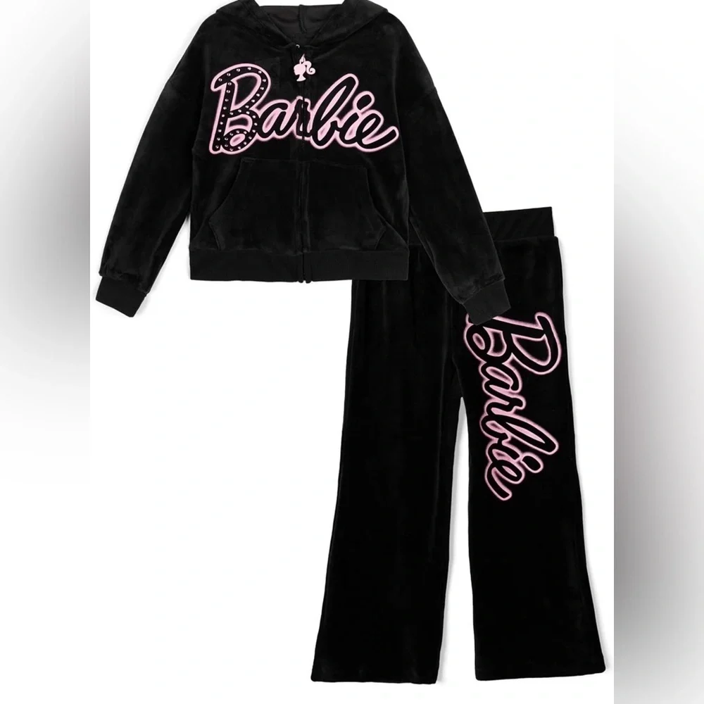 Barbie Black and Pink  Set for Kids